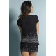 Embroidered cotton T-Shirt